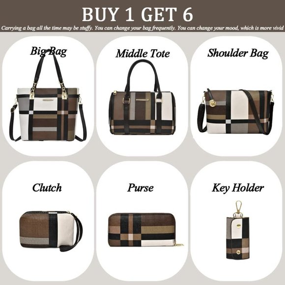New 6 in 1 bundle * Designer Purses and Handbags - Picture 9 of 11